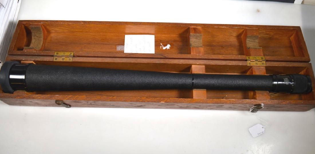 Fee and Stemwedel US Navy Spyglass 1942 Oak Case (1 of 5)
