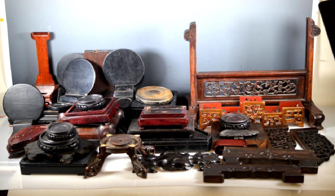 Lg Group Chinese Hardwood Stands, Hardwood Parts (1 of 10)