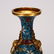 Chinese Cloisonne & Gilt Bronze Handled Vase - 4