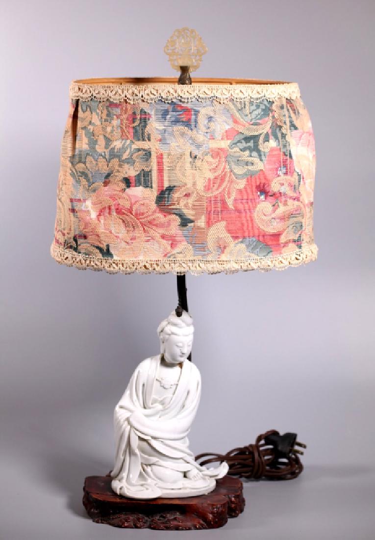 Chinese Blanc de Chine Seated Porcelain Guanyin (1 of 7)