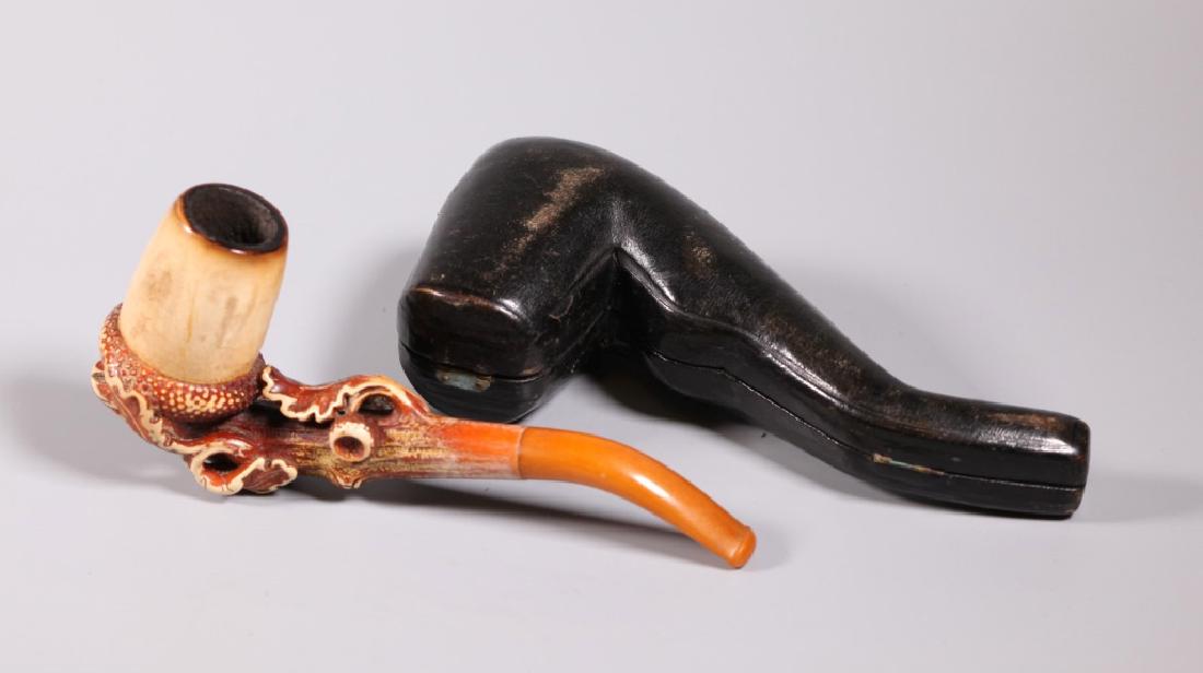 Au Pacha, Paris; 19 C Carved Meerschaum Pipe (1 of 8)