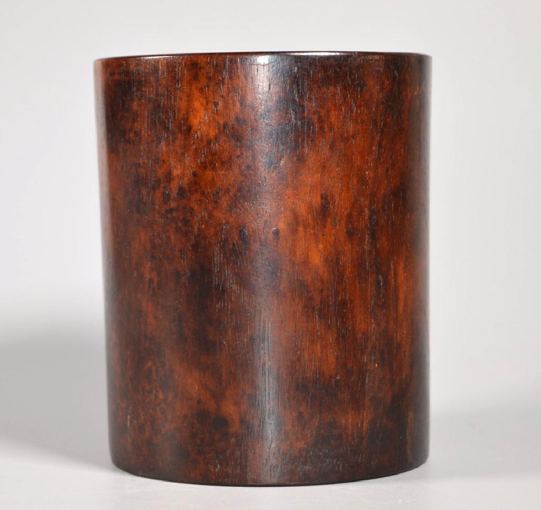 Bonham's: Chinese Huanghuali Brush Pot (1 of 6)
