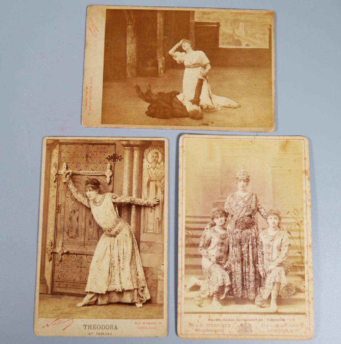 3 Vintage Cabinet Cards, Sarah Bernhardt By Nadar (1 of 5)