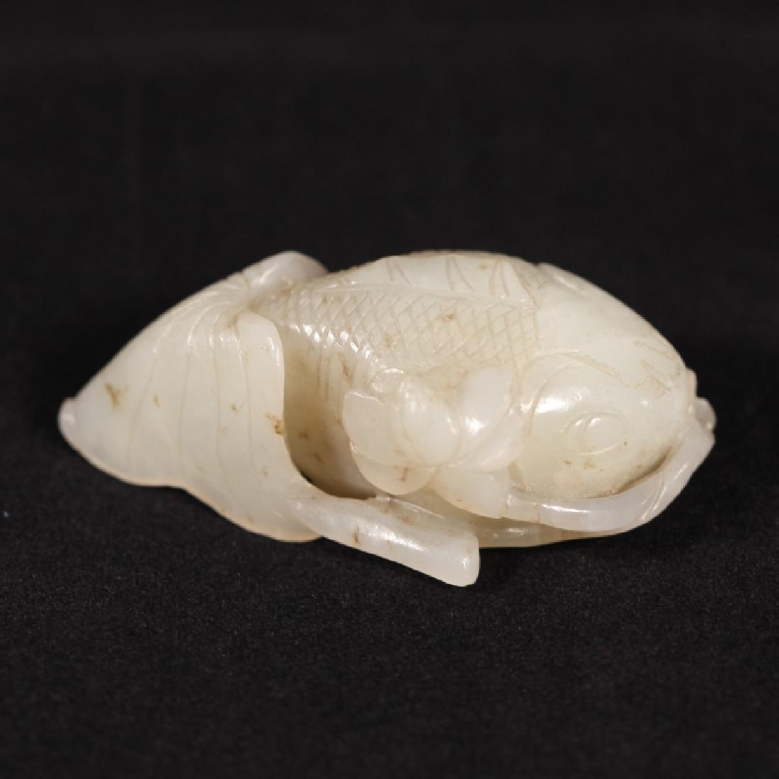 Chinese Goldfish Shaped Jade Snuff Bottle (1 of 6)