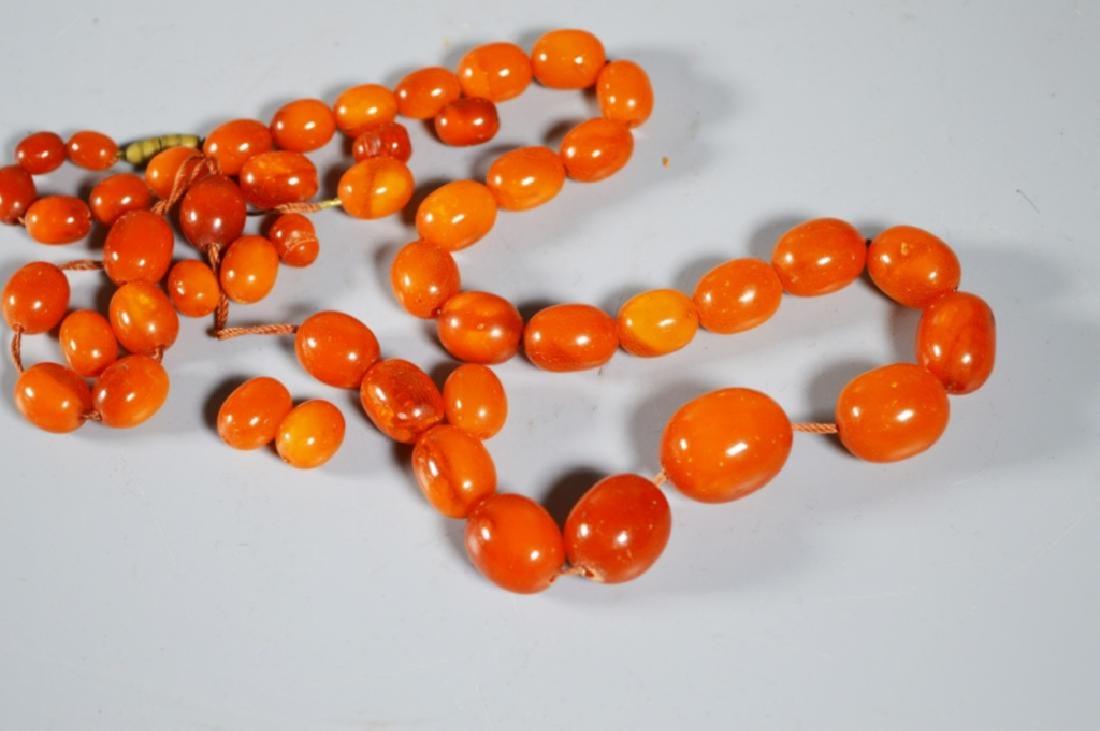 Butterscotch Amber Beads; Total 59G (1 of 5)