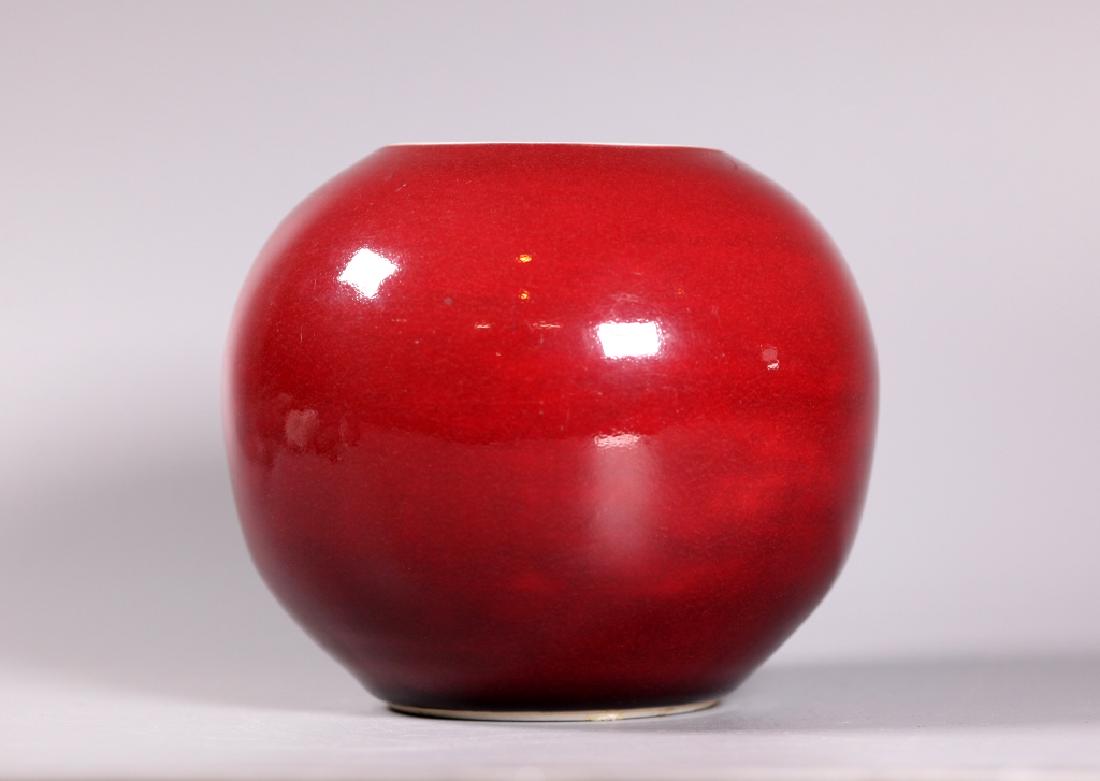 Chinese Early 18 C Underglaze Red Porcelain Vase (1 of 7)