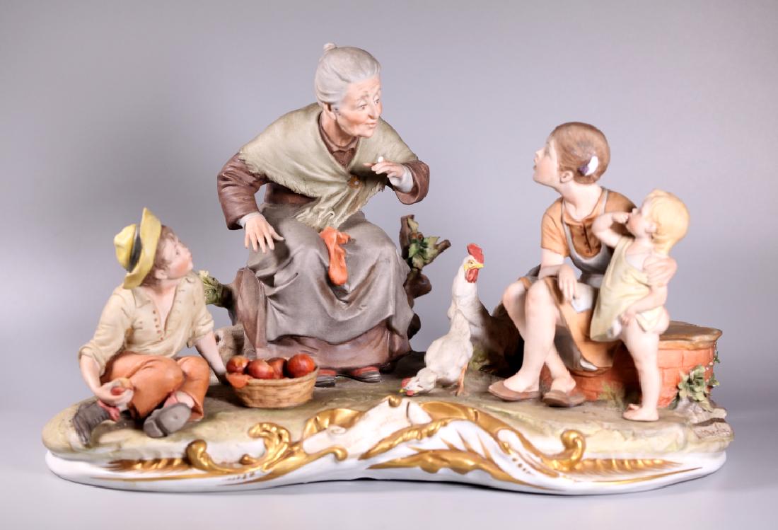 Large Bruno Merli Signed Porcelain Grouping (1 of 8)