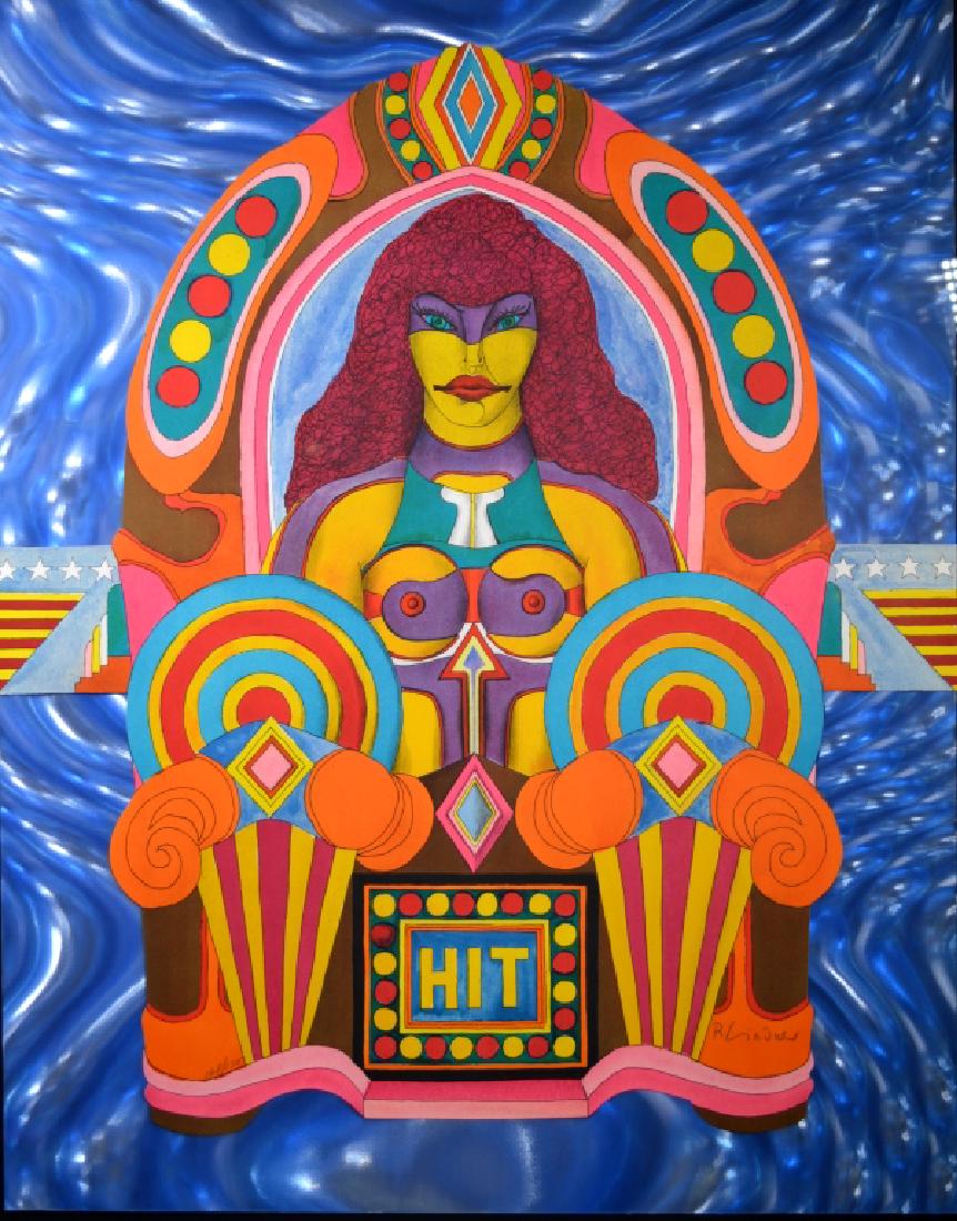 Richard Lindner; HIT, 1971 Lithograph & Op Art (1 of 5)