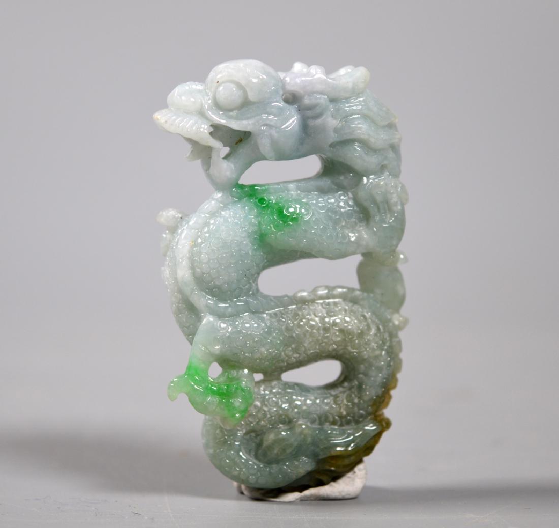 GIA Certified Natural Jadeite Dragon Pendant (1 of 6)