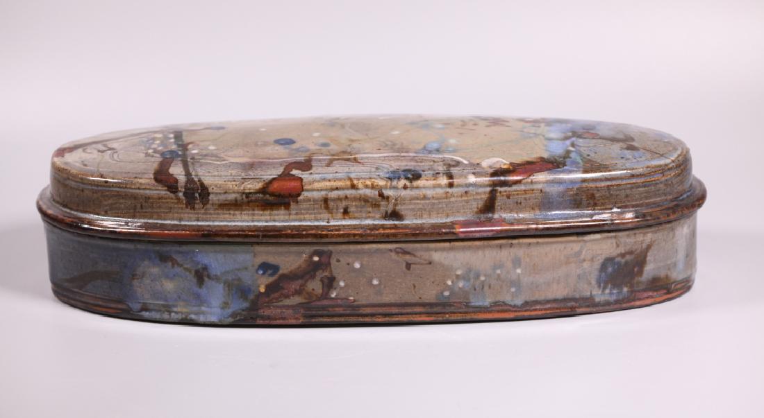 John Glick, Plum Tree Pottery, Michigan, Lg Box (1 of 9)