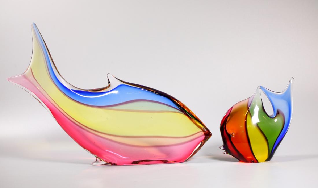 2 - Archimede Seguso Murano Glass Tuna, Angel Fish (1 of 9)