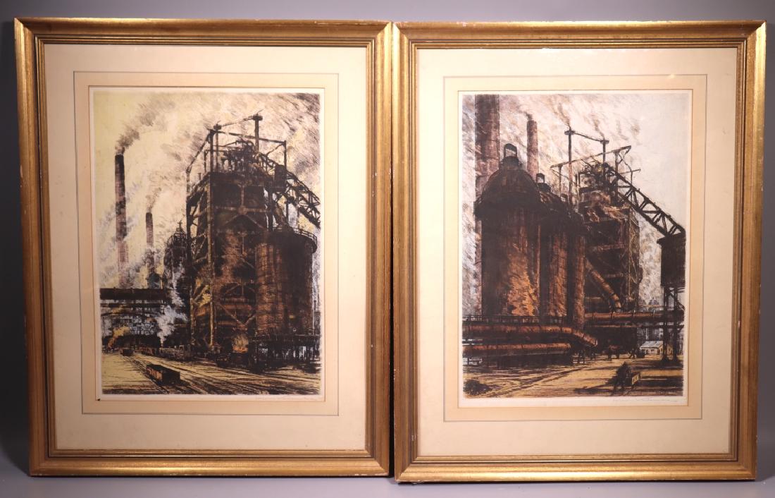 2 Etchings - Hans Klemke; American Industrial (1 of 10)