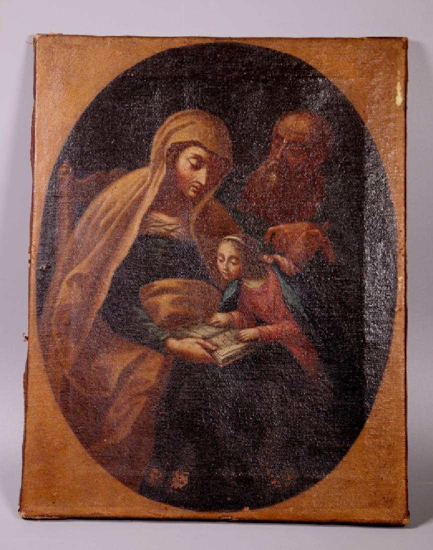 European 17C Old Master Painting Virgin Learning (1 of 7)