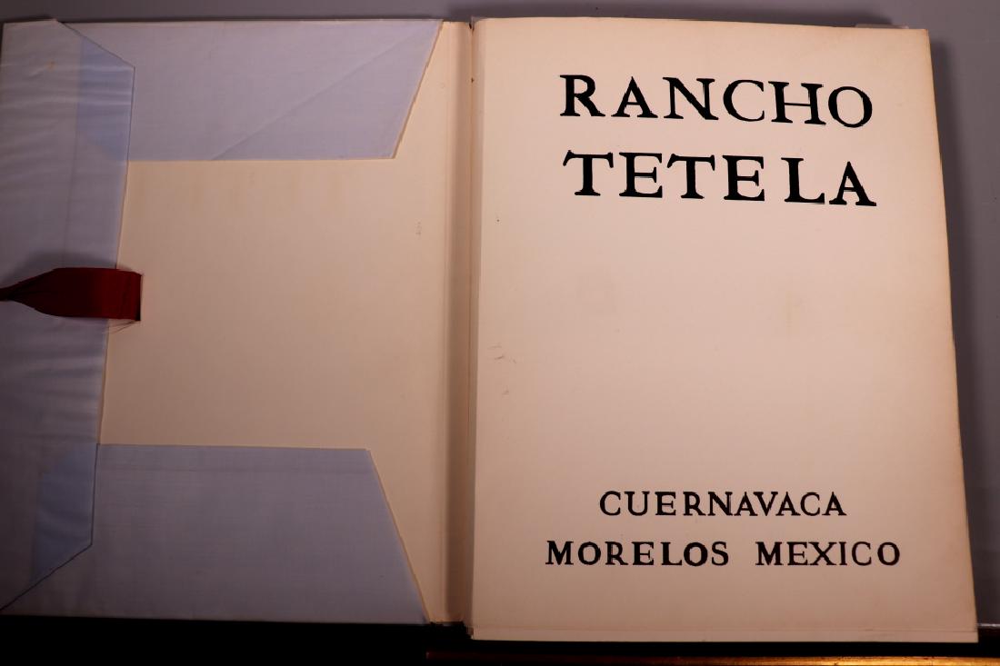 Book Rancho Tetela Hearst Mexico 1950 Photographs: Rare Book: Rancho Tetela, Cuernavaca, Morelos Mexico, 1950, about the ranch originally designed for William Randolph Hearst in 1946 with Antique Architectural and Interior Details; a portfolio apparen