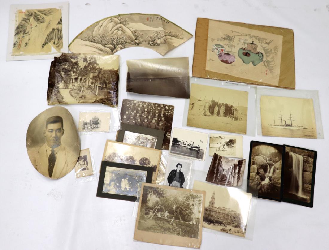 20 Old Photos, 2 Chinese Paintings, 1 Woodblock (1 of 7)