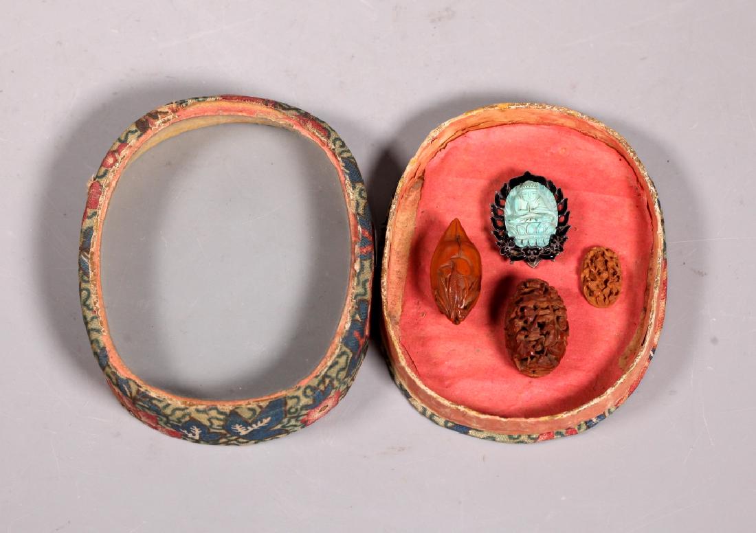 4 Chinese Qing Dynasty Miniature Carvings (1 of 13)