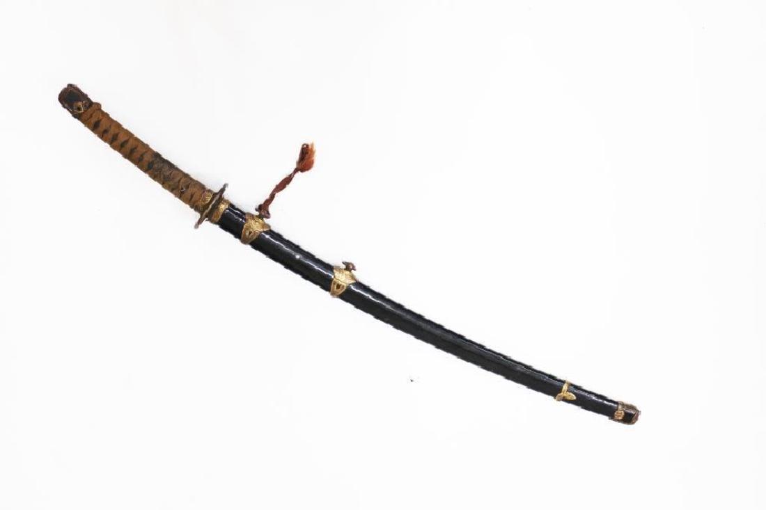 Japanese 19 C Katana Long Sword & Sheath (1 of 12)