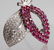 AGI Certified; Vintage Ruby & Diamond 18K Leaf Pin - 4
