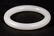 Chinese Qing White Jade Bangle; Carved Agate Dog - 2