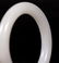 Chinese Qing White Jade Bangle; Carved Agate Dog - 3