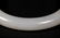 Chinese Qing White Jade Bangle; Carved Agate Dog - 4
