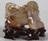 Chinese Qing White Jade Bangle; Carved Agate Dog - 7