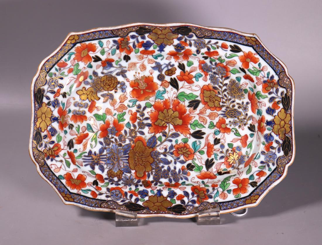 Chinese Kangxi Porcelain "Clobbered" Platter (1 of 6)