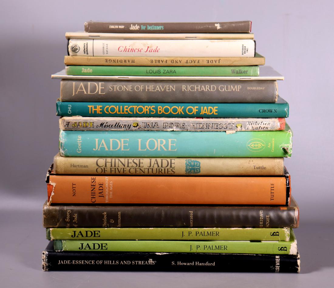 16 Books on Jade mostly Chinese - See List (1 of 19)