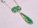 Chinese 19 C Natural apple green Jadeite Pendant