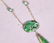 Chinese 19 C Natural apple green Jadeite Pendant - 3
