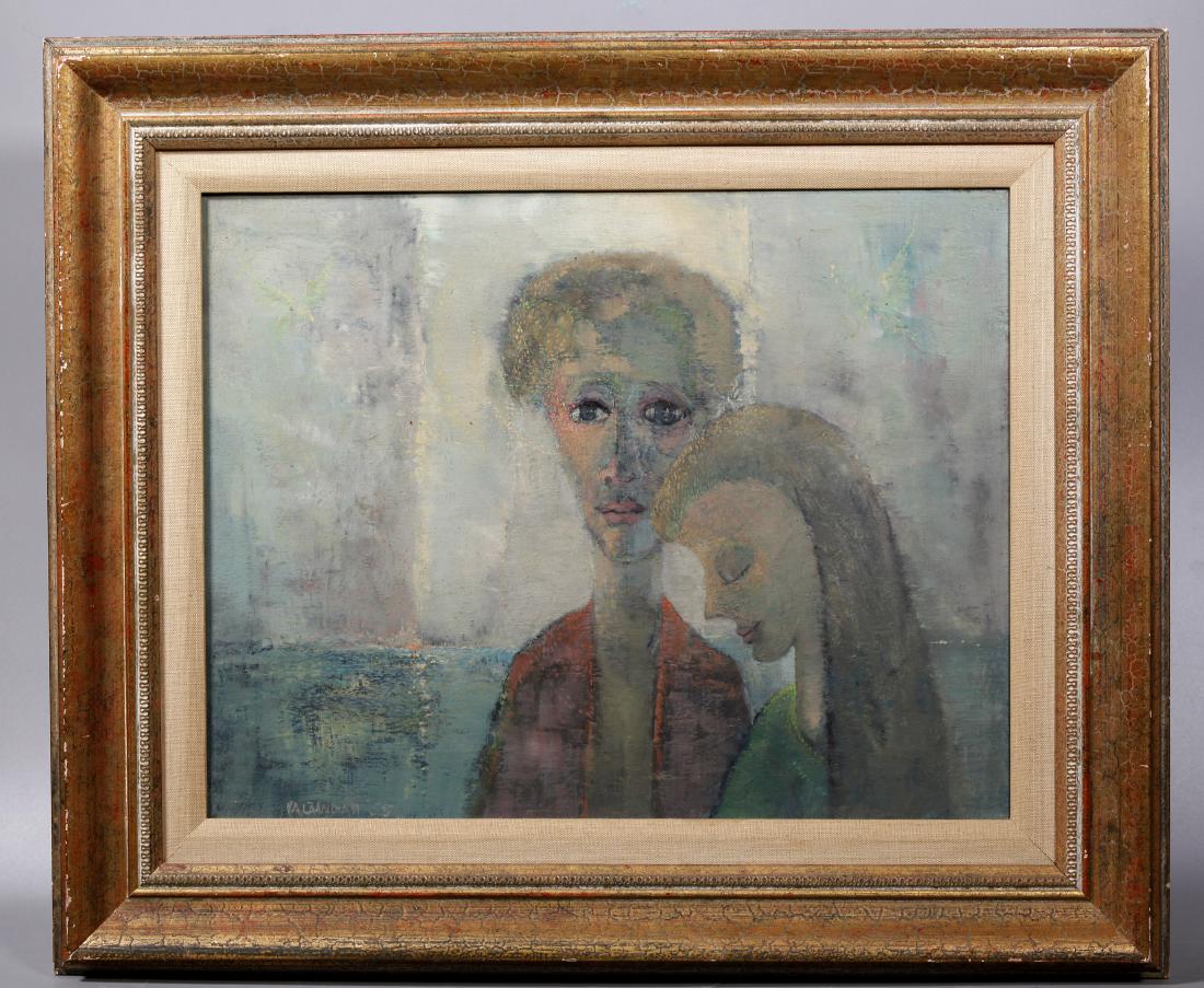 Karnig Nalbandian; Sgned Oil Canvas 1955 (1 of 11)