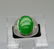 Imperial Natural Green Jadeite & Diamond Ring - 5