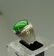 Imperial Natural Green Jadeite & Diamond Ring - 6