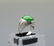 Imperial Natural Green Jadeite & Diamond Ring - 8