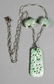 Chinese 19 C Apple Green Natural Jadeite Pendant