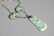 Chinese 19 C Apple Green Natural Jadeite Pendant - 5