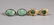 4 Pr Vintage Chinese Jadeite Tourmaline Cuff Links - 3