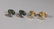 4 Pr Vintage Chinese Jadeite Tourmaline Cuff Links - 4