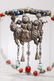 Chinese 19 C Silver Pendant & Bead Necklace - 5