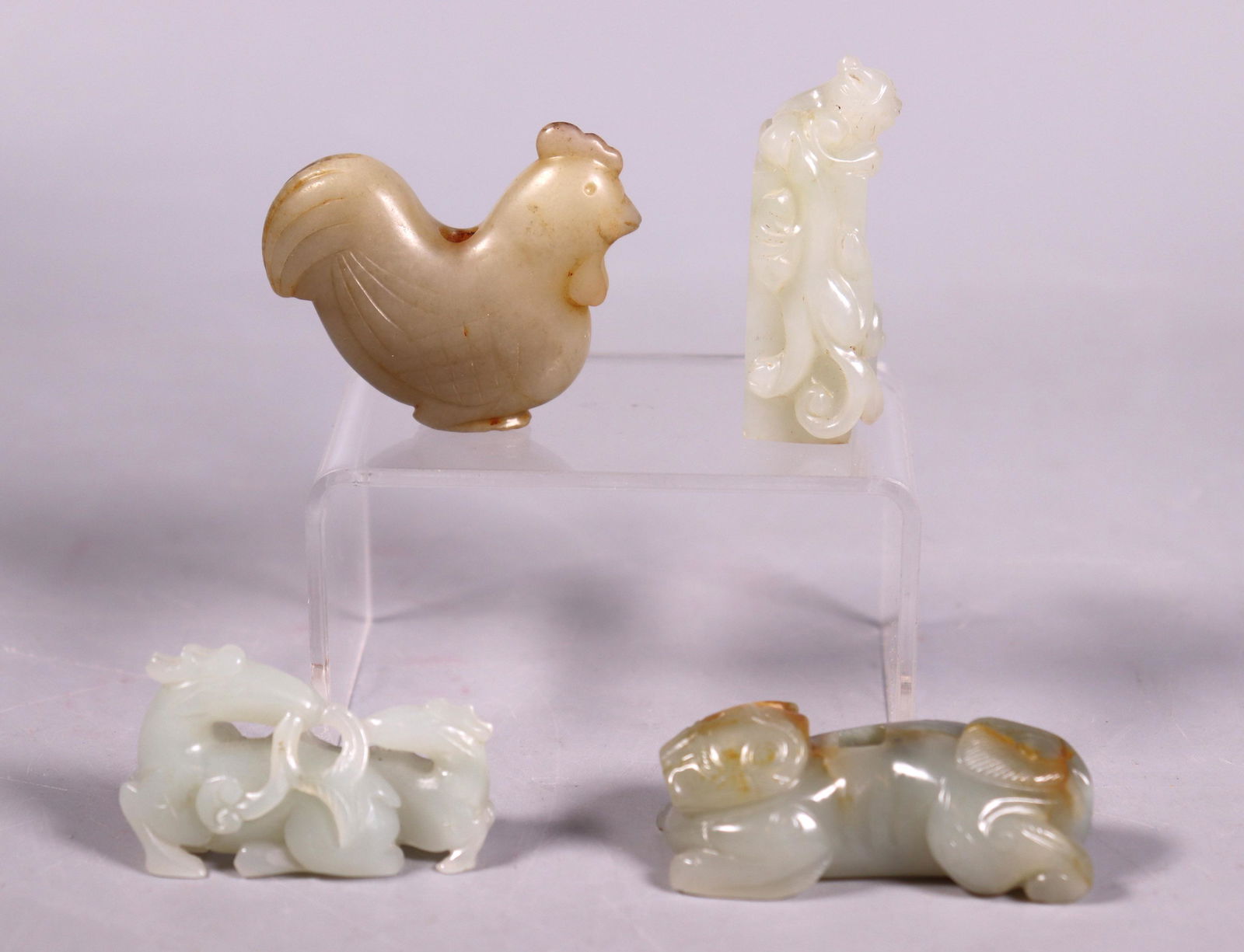 4 Very Fine Chinese Ming / Qing Jade Animals (1 of 11)