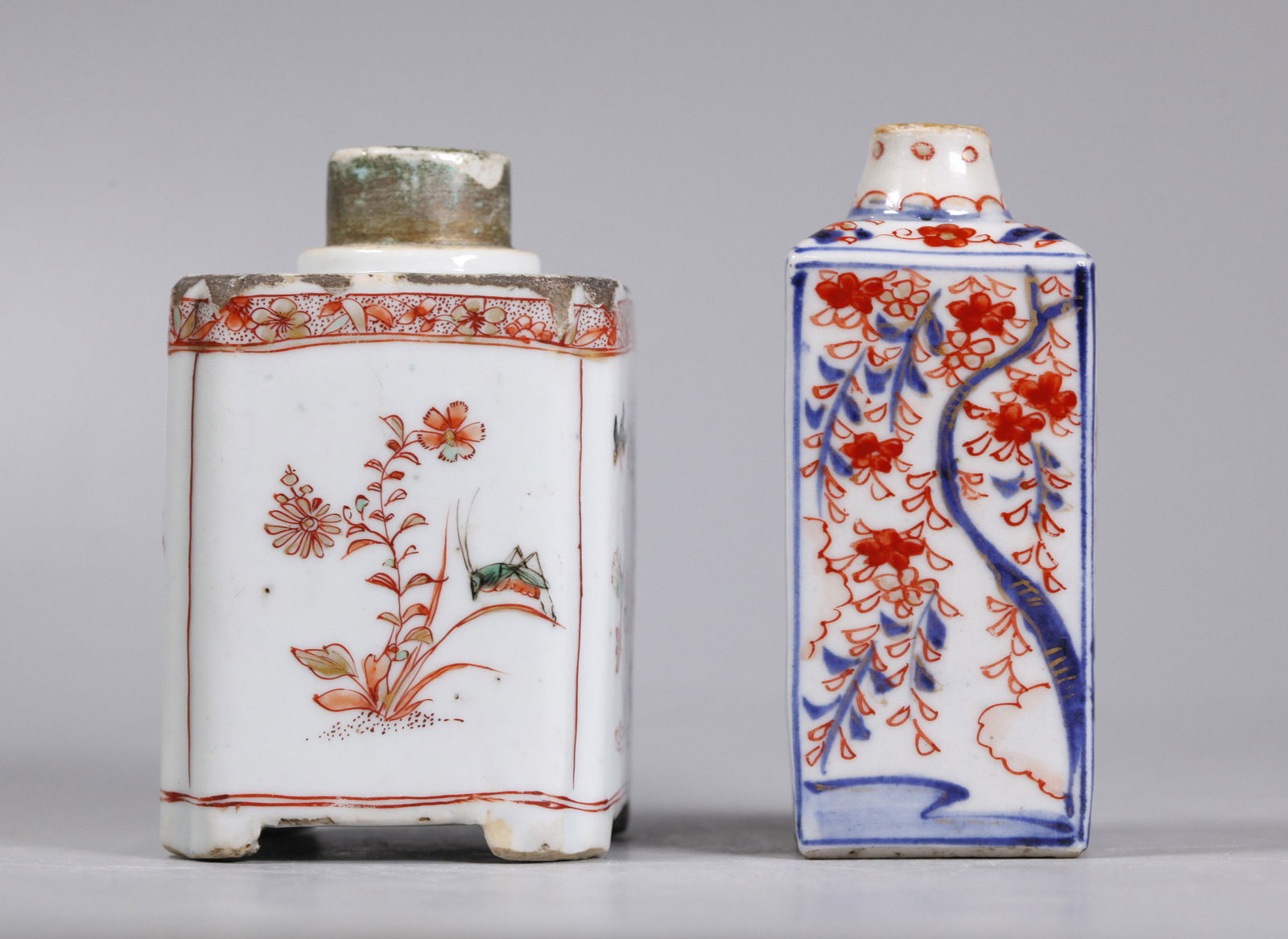 Chinese Kangxi Famille Verte Porcelain Tea Jar (1 of 9)
