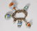 4 Chinese & Egyptian Jewelry Amber Enamel Gilt - 6