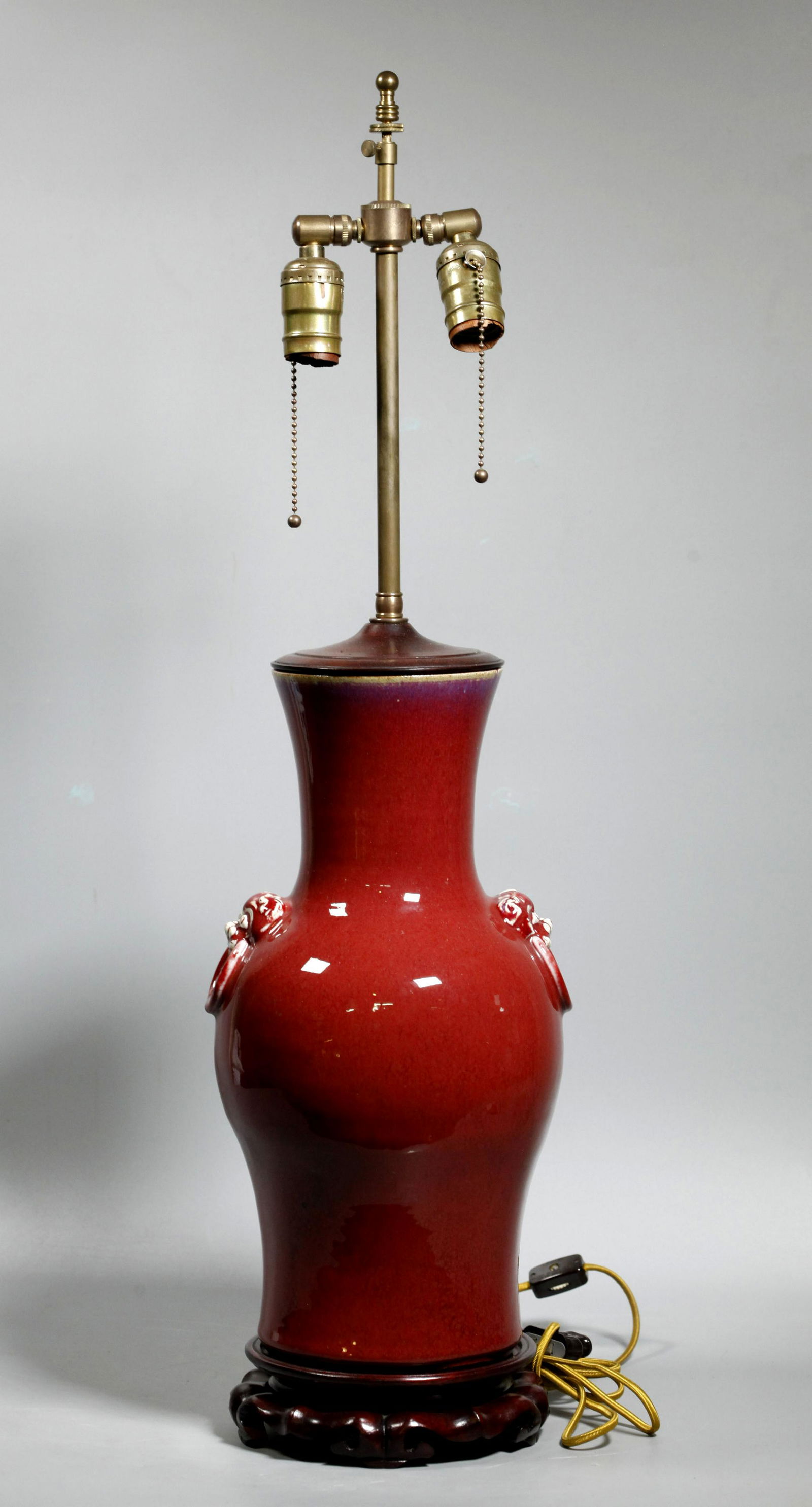 Chinese Qing Dynasty Underglaze Red Porcelain Vase (1 of 7)