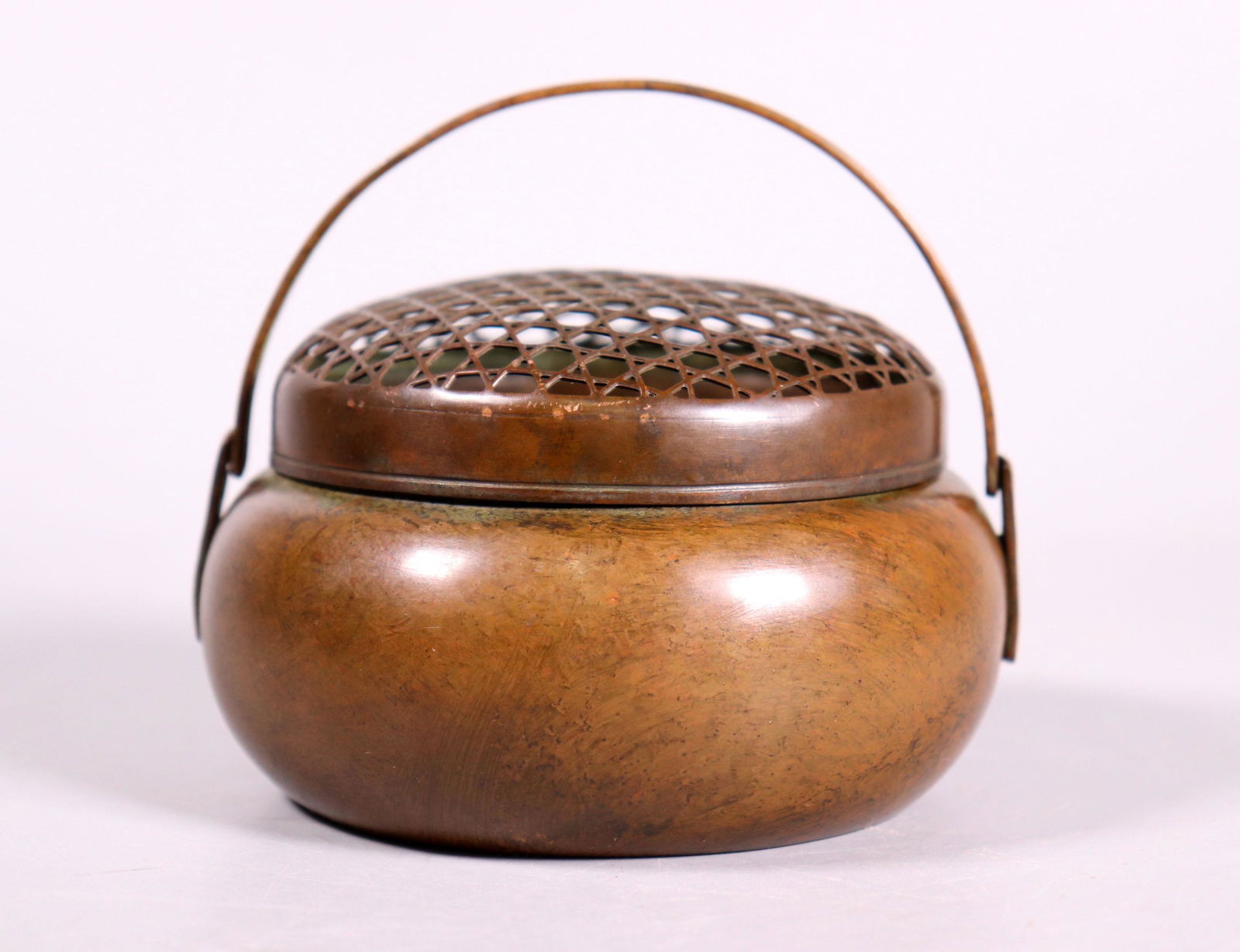 Chinese Heavy Bronze Censer Zhang Mingqi Mark (1 of 5)