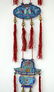 Pr Chinese Early 19C Canton Enamel & Silk Pendants - 4