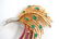 Modernist Bird of Paradise Gem & Diamond 18K Pin - 2