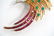 Modernist Bird of Paradise Gem & Diamond 18K Pin - 3