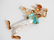 Vintage Baroque Pearl Joker Brooch with Gemstones - 2