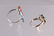 6 Native American Coral Turquoise & Silver Rings - 5
