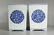 Pair Chinese Qing Blue & White Porcelain Planters